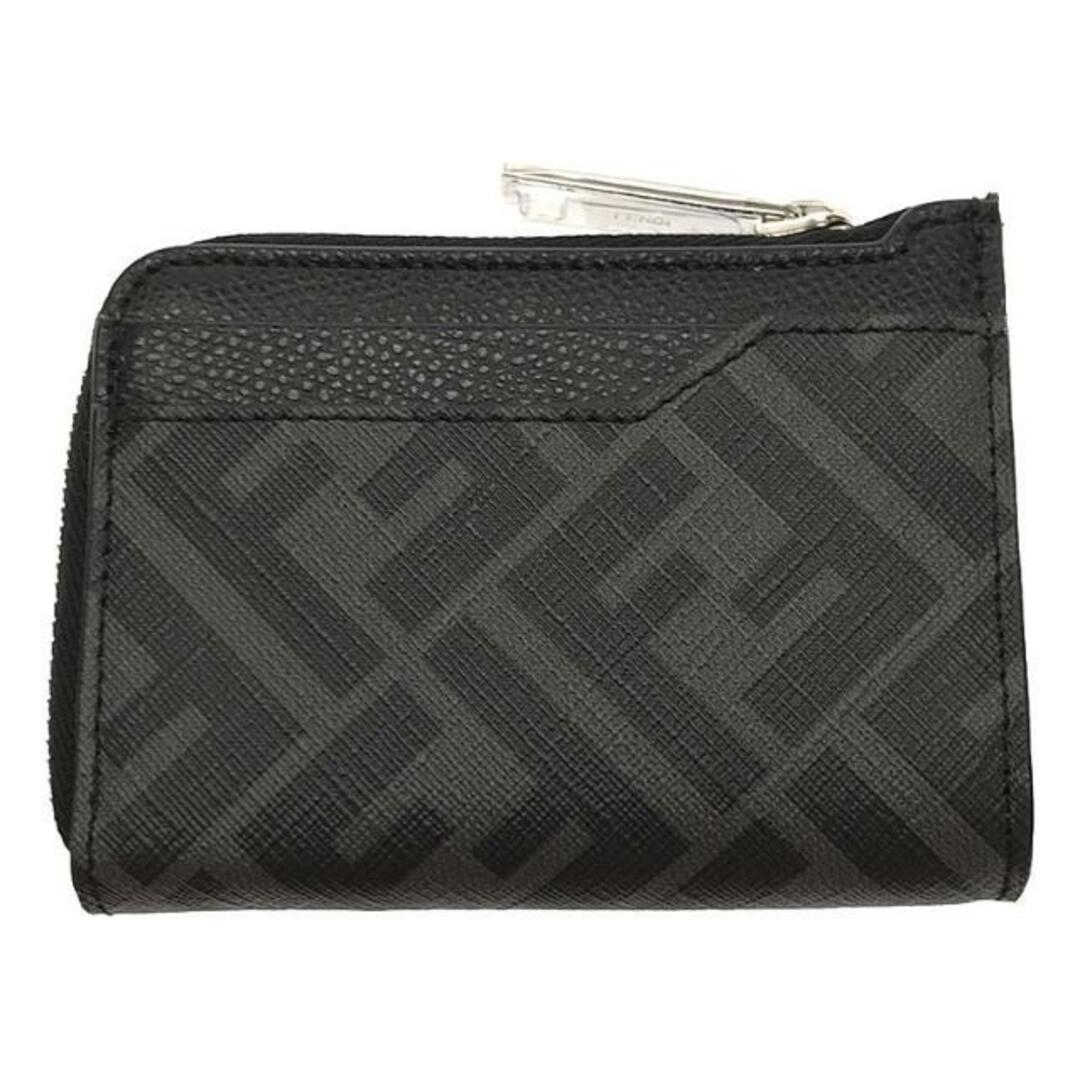 FENDI(フェンディ)の【新品】  FENDI / フェンディ | ズッカ柄 ロゴプリント カード コインケース | グレー | メンズ メンズのファッション小物(長財布)の商品写真