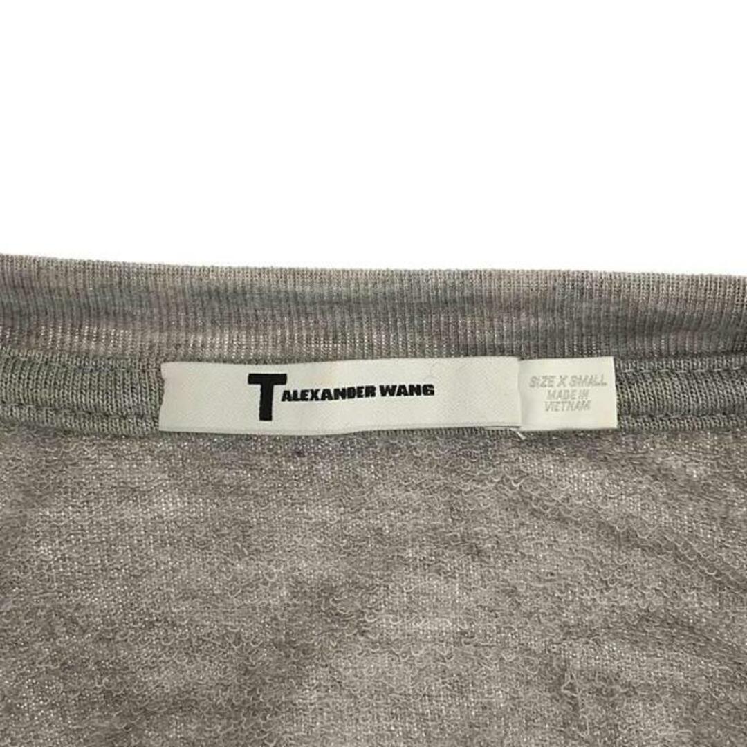 T by Alexander Wang(ティーバイアレキサンダーワン)のT by Alexander Wang / ティーバイアレキサンダーワン | ドルマンスリーブ クルーネックスウェット | XS | グレー | レディース レディースのトップス(トレーナー/スウェット)の商品写真