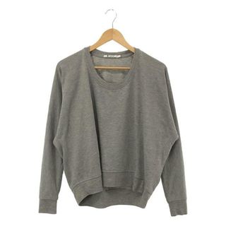 ティーバイアレキサンダーワン(T by Alexander Wang)のT by Alexander Wang / ティーバイアレキサンダーワン | ドルマンスリーブ クルーネックスウェット | XS | グレー | レディース(トレーナー/スウェット)