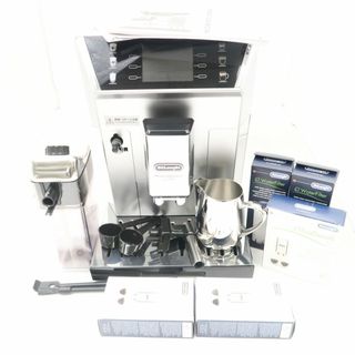 デロンギ(DeLonghi)の美品 DeLonghi デロンギ プリマドンナ クラス ECAM55085 全自動コーヒーマシン 家庭用 カフェ コーヒー エスプレッソ式 SY7826Z (コーヒーメーカー)