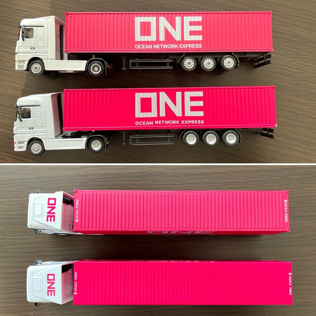 ONE トラック模型（トートバッグ付） エンタメ/ホビーのおもちゃ/ぬいぐるみ(ミニカー)の商品写真