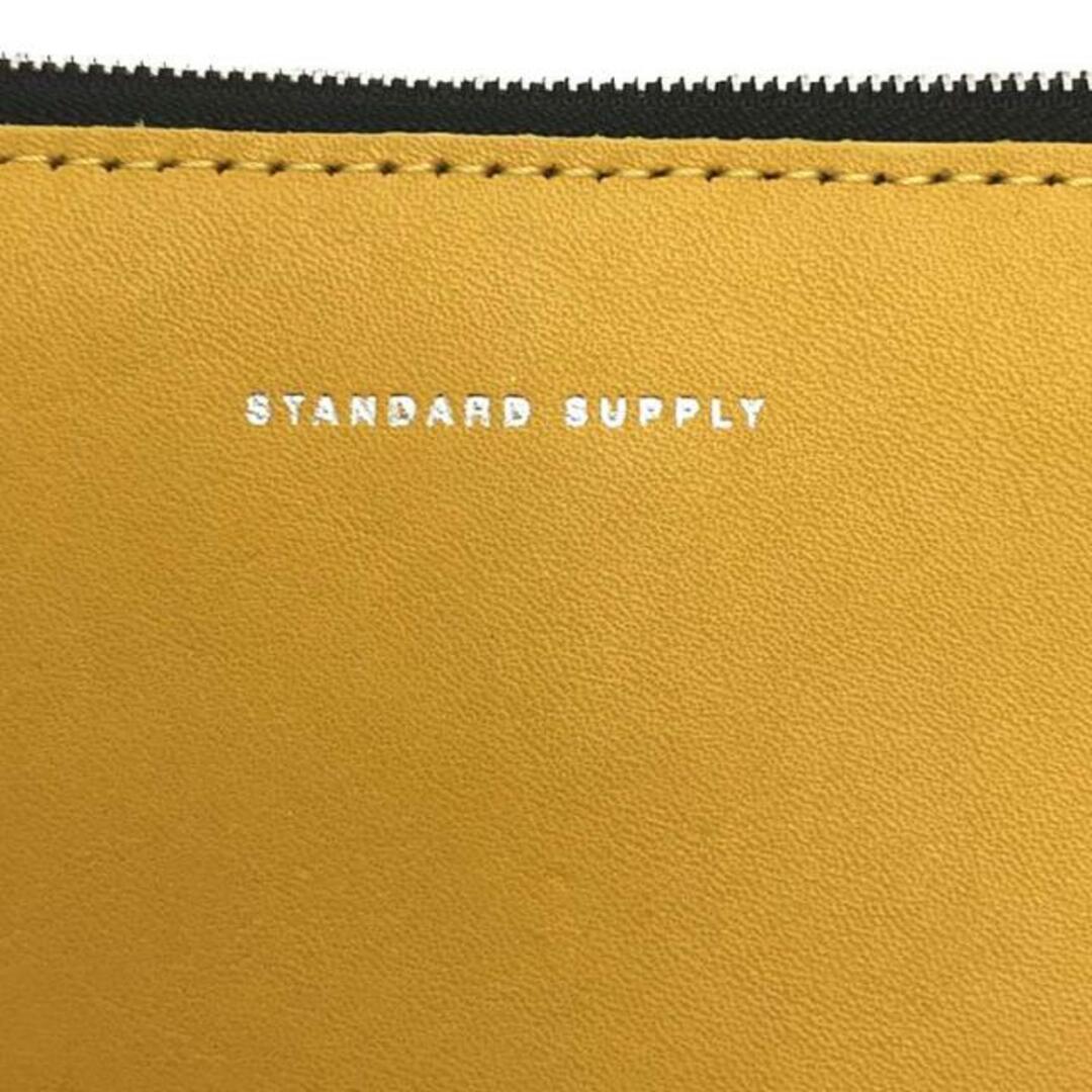 STANDARD SUPPLY(スタンダードサプライ)の【美品】  STANDARD SUPPLY / スタンダードサプライ | STRAP POUCH レザー ストラップポーチ | イエロー | レディース レディースのバッグ(その他)の商品写真