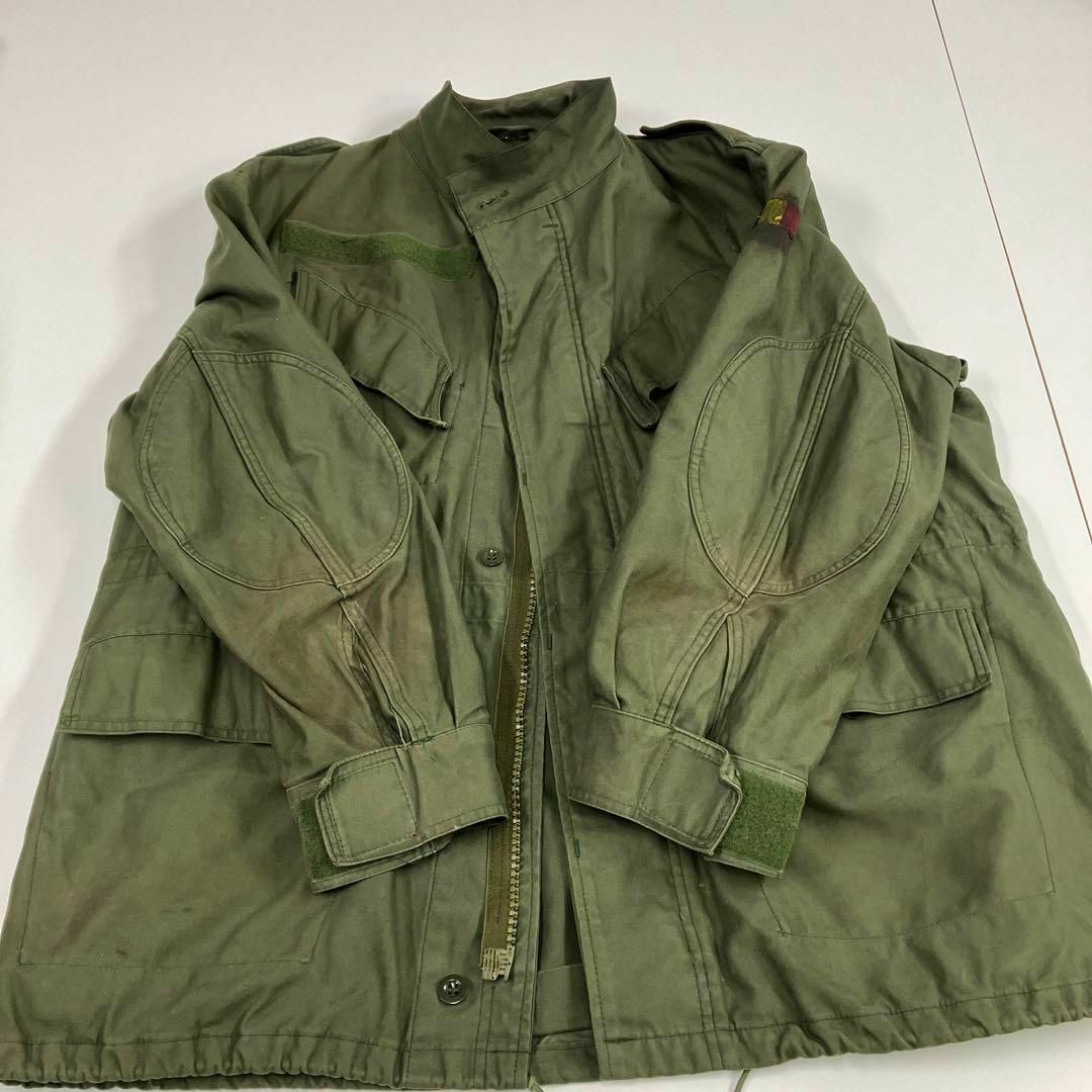 80's ベルギー軍　フィールドジャケット　ミリタリー　古着　ビッグサイズ メンズのジャケット/アウター(ミリタリージャケット)の商品写真