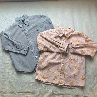 ザラキッズ(ZARA KIDS)の男の子　長袖シャツ　110(ブラウス)