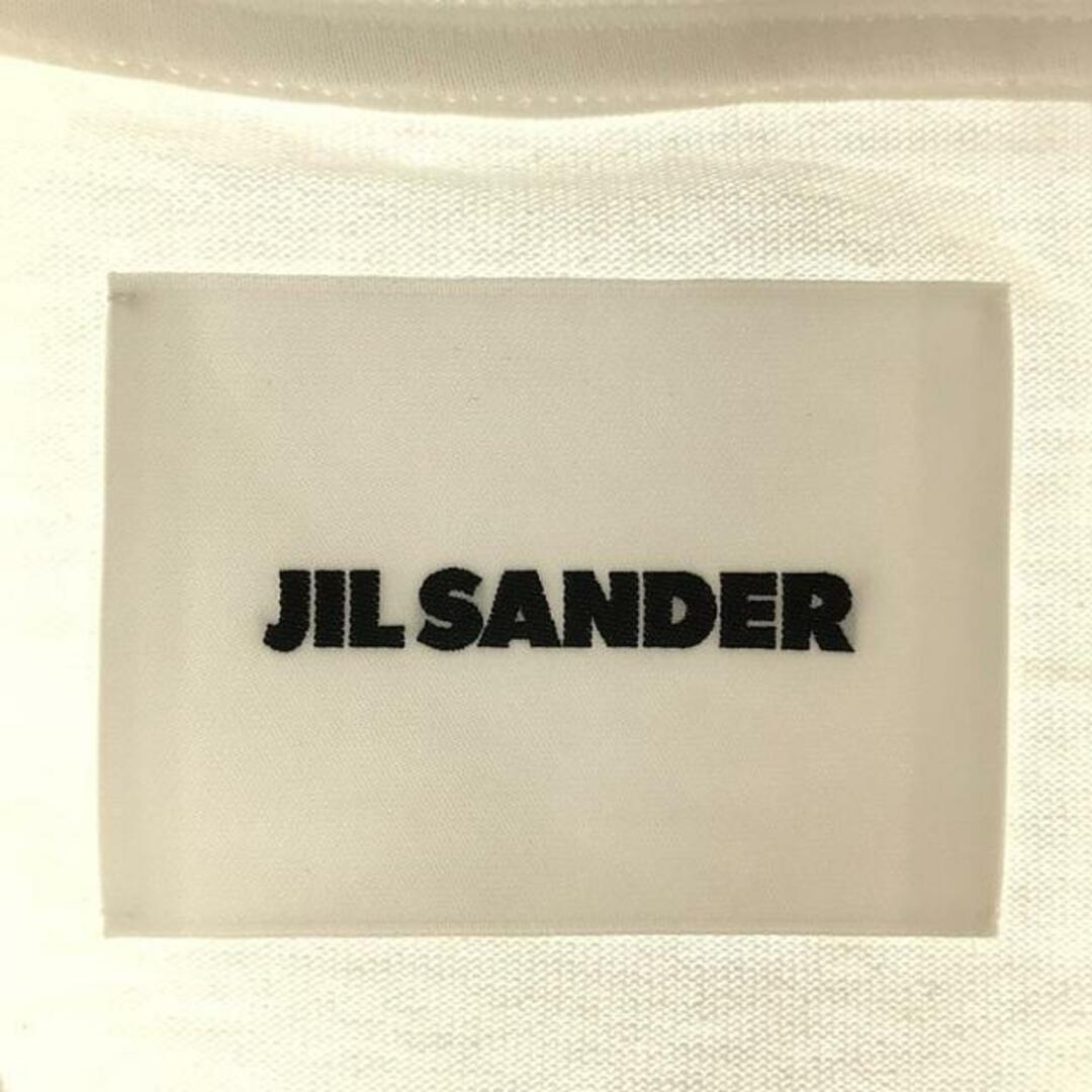 Jil Sander(ジルサンダー)の【美品】  JIL SANDER / ジルサンダー | ロゴプリント クルーネック Tシャツ | XS | ホワイト | レディース レディースのトップス(Tシャツ(半袖/袖なし))の商品写真
