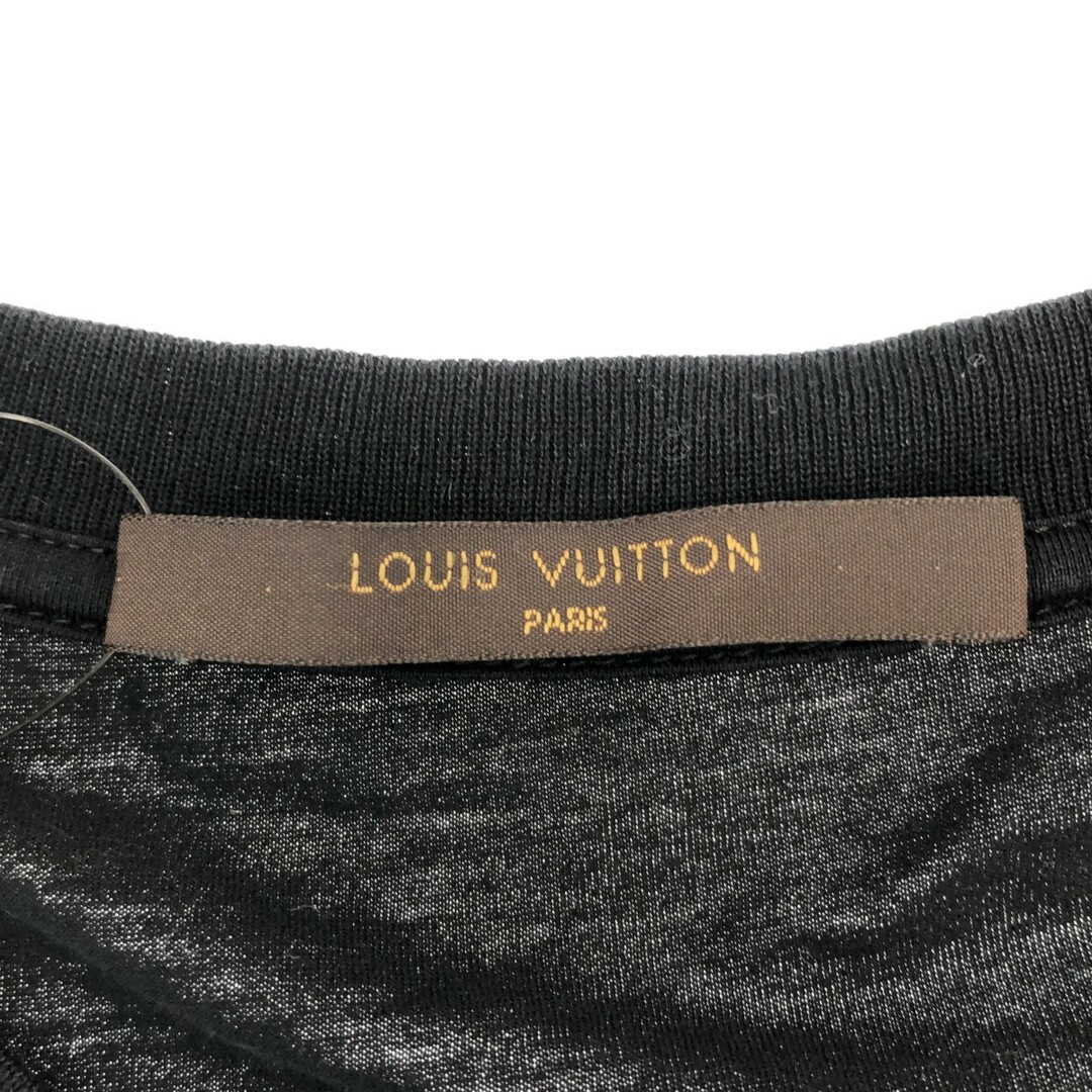 LOUIS VUITTON(ルイヴィトン)のLOUIS VUITTON ルイヴィトン 15SS エンブロイダリーロゴTシャツ ブラック M H7Y02WJEZ メンズのトップス(Tシャツ/カットソー(半袖/袖なし))の商品写真