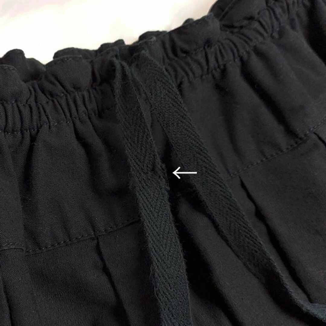 TIGRE BROCANTE(ティグルブロカンテ)の美品 ティグルブロカンテ✨ジンバブエポケット フィセルロングスカート ブラック レディースのスカート(ロングスカート)の商品写真