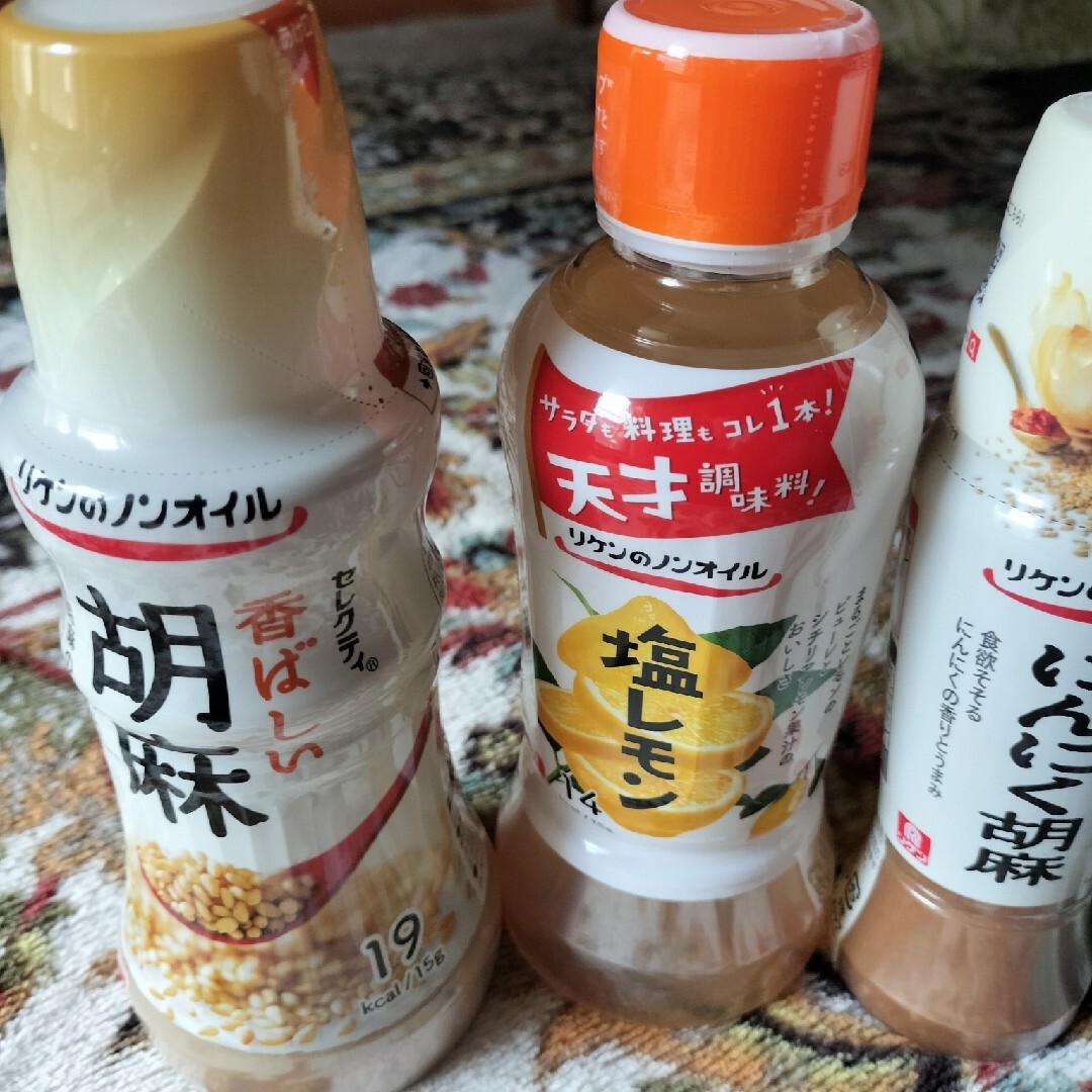 理研食品(リケンショクヒン)のリケン　ノンオイルドレッシング　３種 食品/飲料/酒の食品(調味料)の商品写真