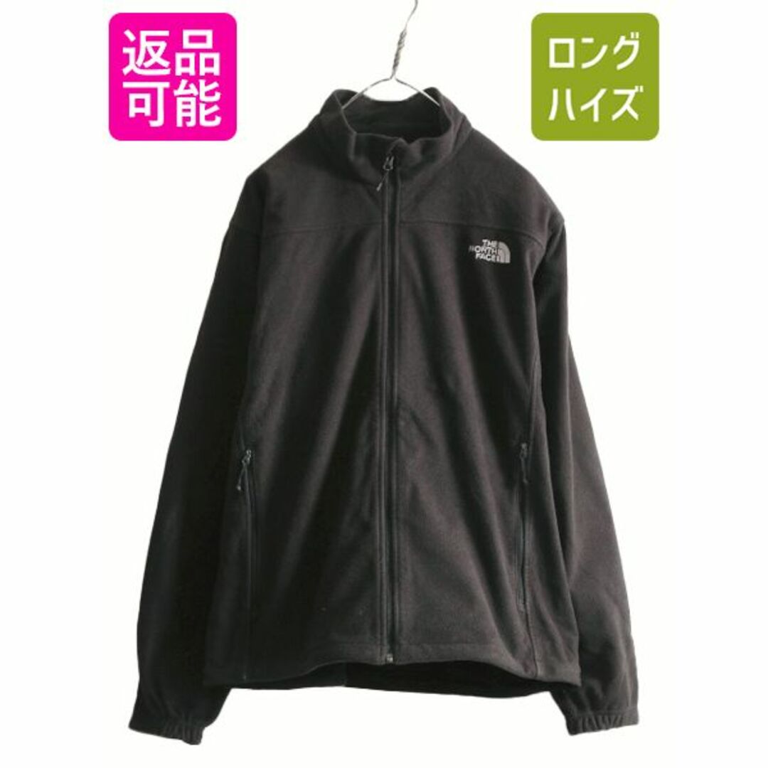 THE NORTH FACE(ザノースフェイス)のUS企画 ノースフェイス WIND WALL フリース ジャケット メンズ XL / The North face アウトドア 防風 フルジップ ジャンパー ブルゾン 濃灰 メンズのジャケット/アウター(ブルゾン)の商品写真