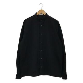 ザリラクス(THE RERACS)のTHE RERACS / ザリラクス | 2022AW | BAND COLLAR POLO SHIRT バンドカラー ポロシャツ | 46 | ネイビー | メンズ(Tシャツ/カットソー(七分/長袖))