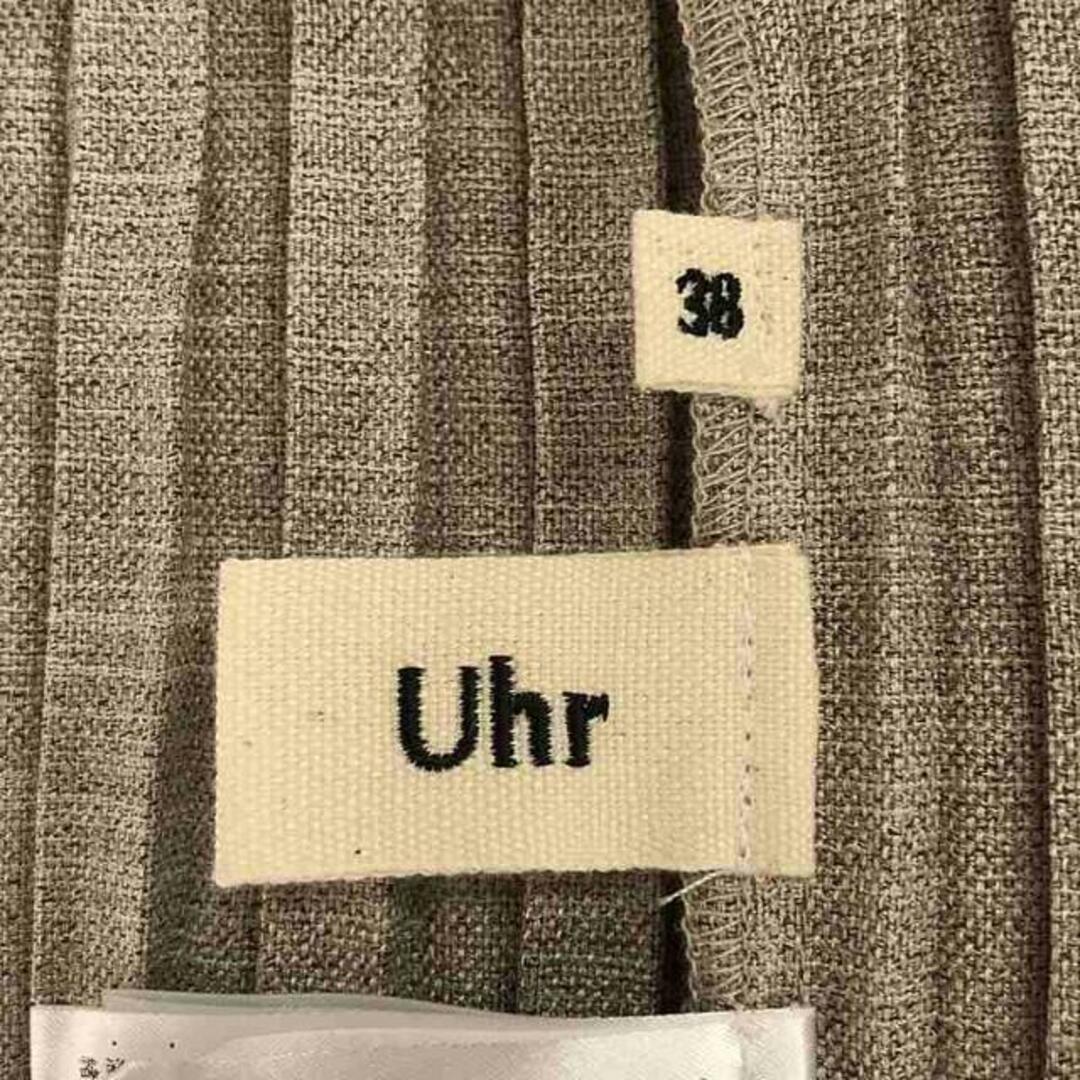 Uhr(ウーア)のUhr / ウーア | プリーツマキシスカート | 38 | ベージュ | レディース レディースのスカート(ロングスカート)の商品写真