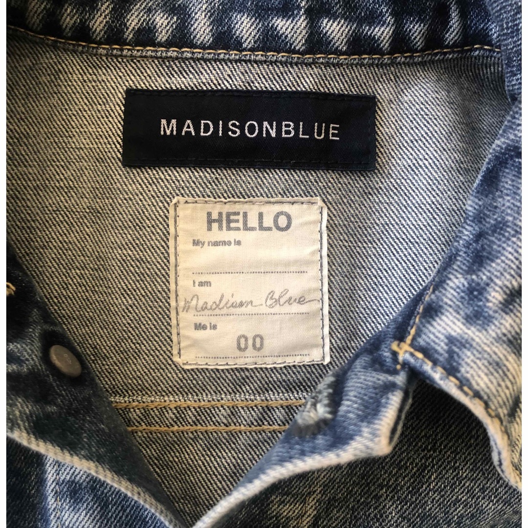 MADISONBLUE(マディソンブルー)のMADISONBLUE マディソンブルー 3RD TYPE G JAC レディースのジャケット/アウター(Gジャン/デニムジャケット)の商品写真