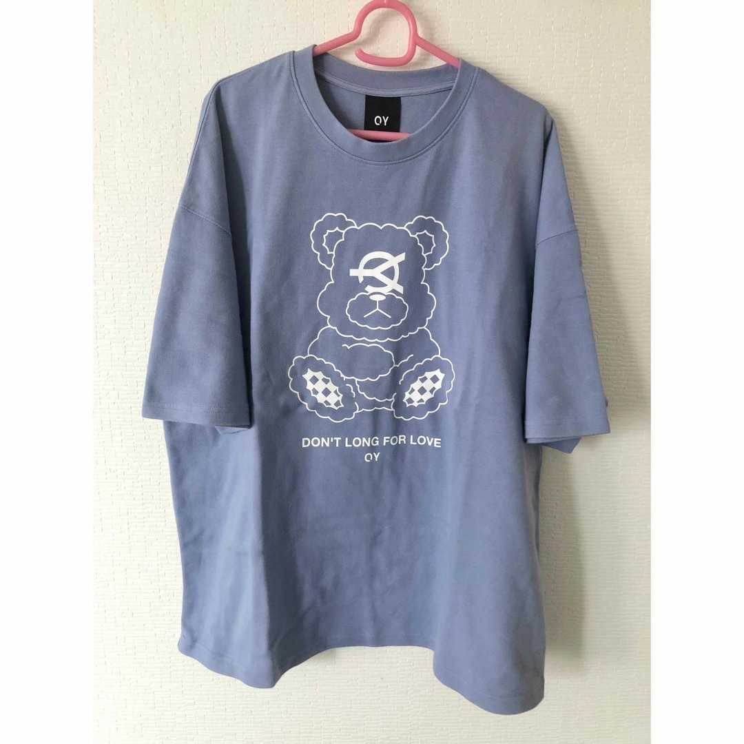 OY オーワイ OLD BEAR クマ 熊 Tシャツ ブルー