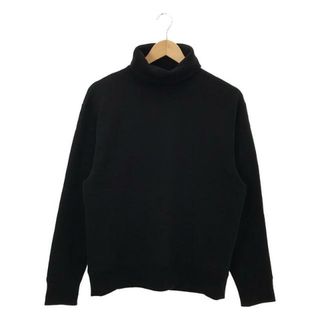 エイトン(ATON)のATON / エイトン | ZERO TSURIURAKE HIGH NECK SWEAT SHIRTS 吊り裏毛 ハイネック スウェット | 2 | ブラック | メンズ(スウェット)