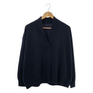 マルニ(Marni)のMARNI / マルニ | カシミヤショールカラーニット | 38 | ネイビー | レディース(ニット/セーター)