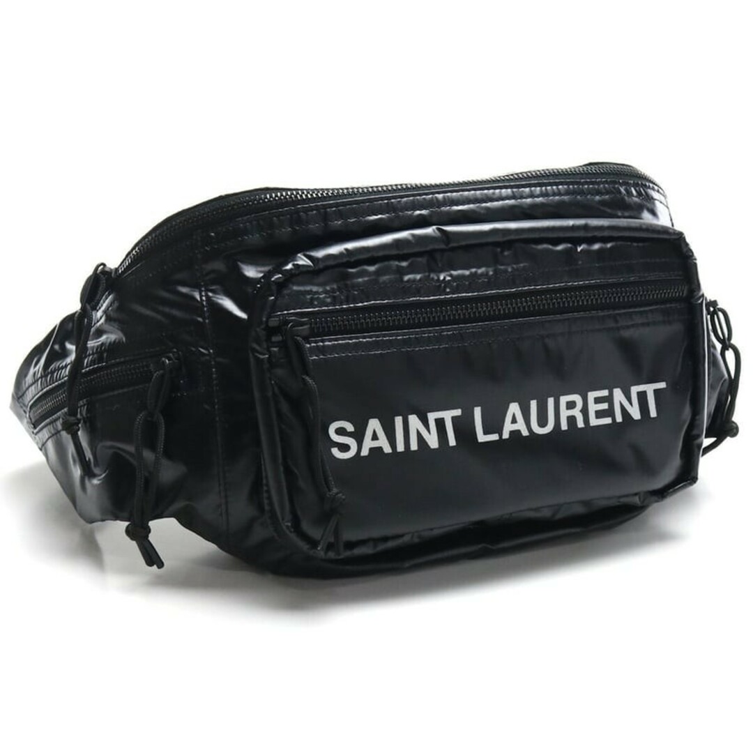 Saint Laurent(サンローラン)のサンローラン ボディバッグ 581375 HO21Z 1054 ブラック メンズのバッグ(ボディーバッグ)の商品写真