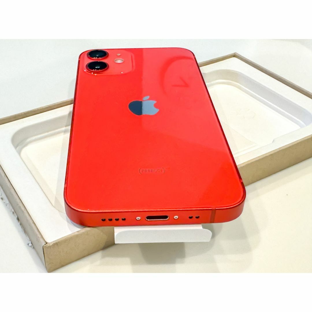 iPhone(アイフォーン)の【新品】iPhone 12 mini レッド 64 GB SIMフリー スマホ/家電/カメラのスマートフォン/携帯電話(スマートフォン本体)の商品写真