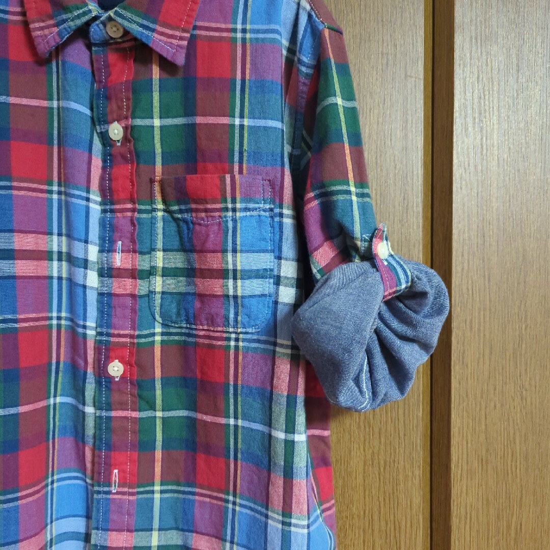 GAP Kids(ギャップキッズ)のGAP kids  チェックシャツ　140cm キッズ/ベビー/マタニティのキッズ服男の子用(90cm~)(ブラウス)の商品写真