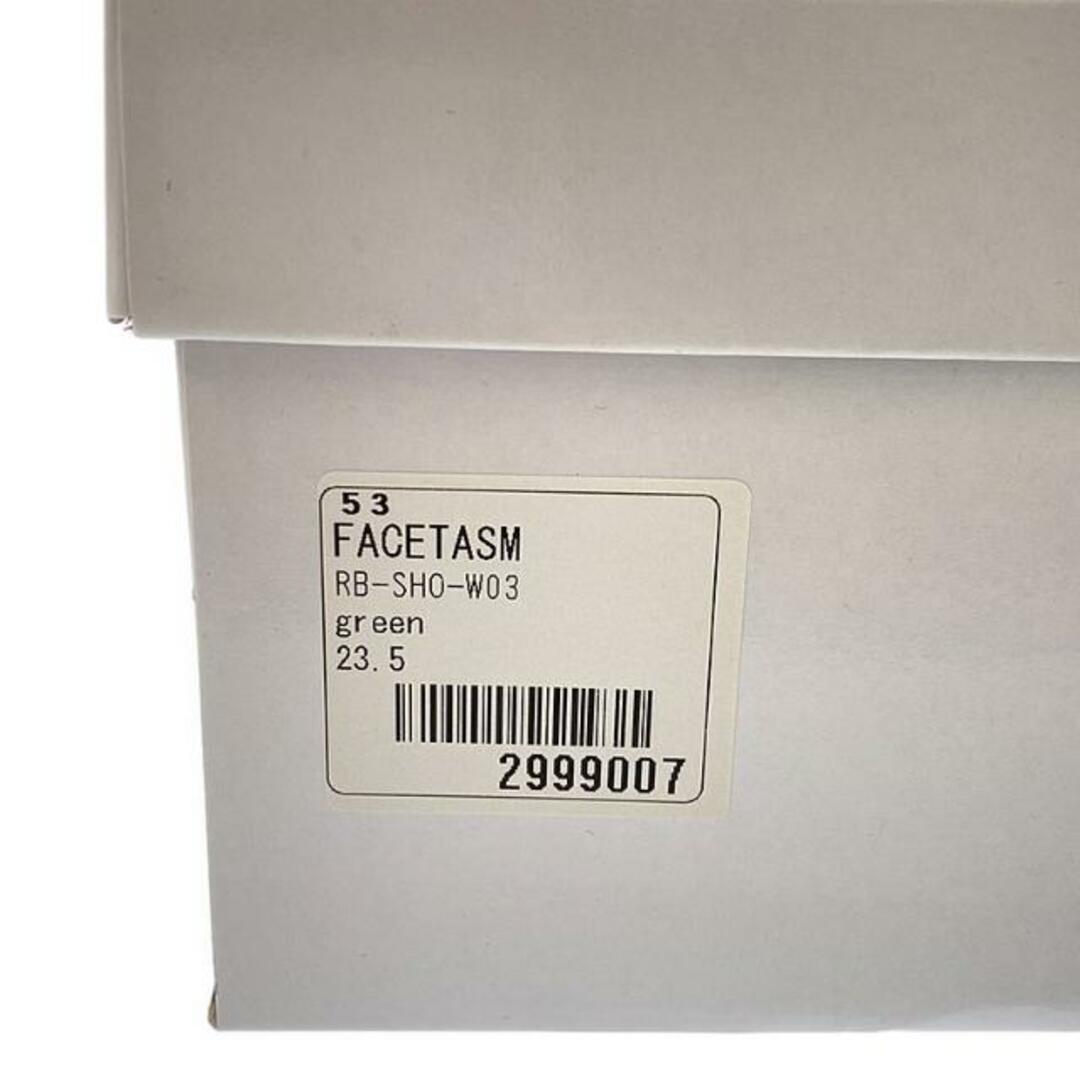 FACETASM(ファセッタズム)の【美品】  FACETASM / ファセッタズム | ローファー | 23.5 | ブラック/グリーン | レディース レディースの靴/シューズ(ブーツ)の商品写真