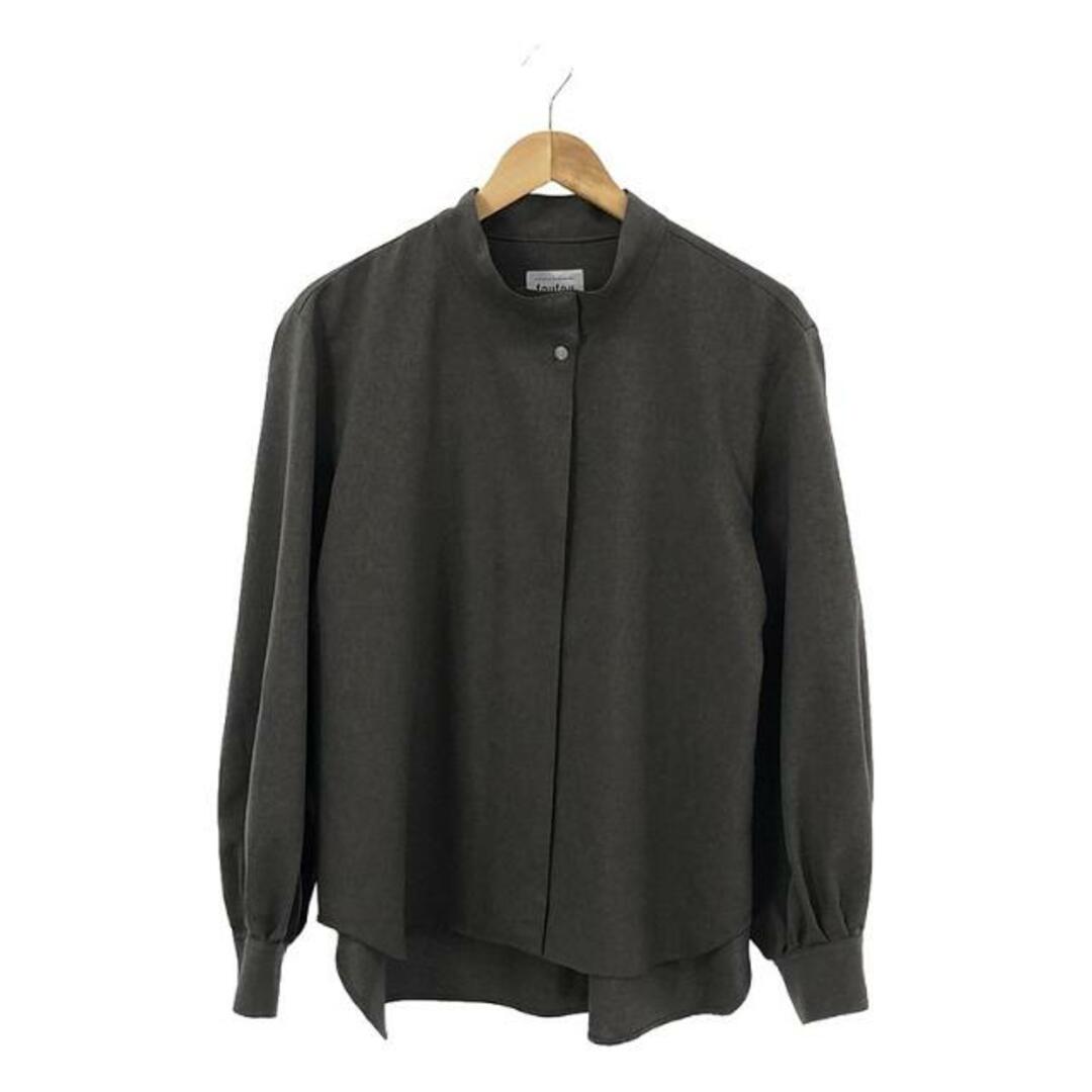 【美品】  foufou / フーフー | high neck blouse ハイネックブラウス | F | グレー | レディース レディースのトップス(シャツ/ブラウス(長袖/七分))の商品写真