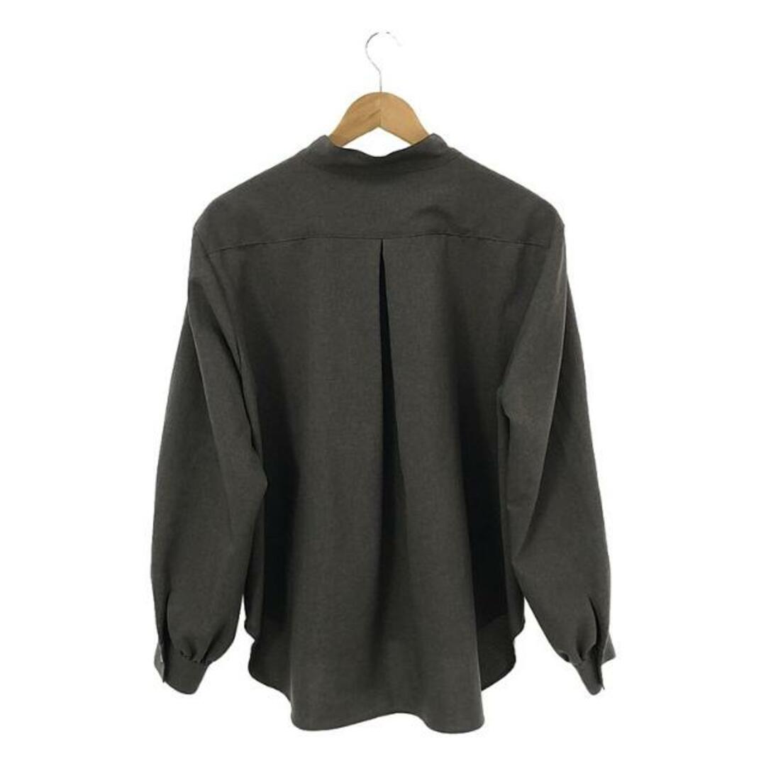 【美品】  foufou / フーフー | high neck blouse ハイネックブラウス | F | グレー | レディース レディースのトップス(シャツ/ブラウス(長袖/七分))の商品写真