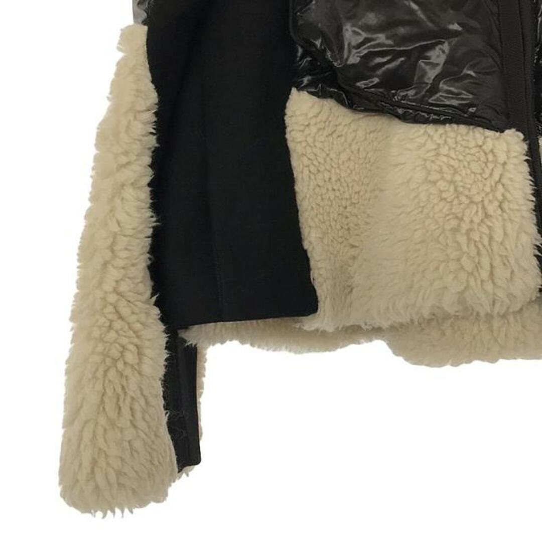 sacai(サカイ)の【美品】  sacai / サカイ | 2023AW | Faux Shearling Padded ブルゾン | 2 | ブラック | レディース レディースのジャケット/アウター(その他)の商品写真