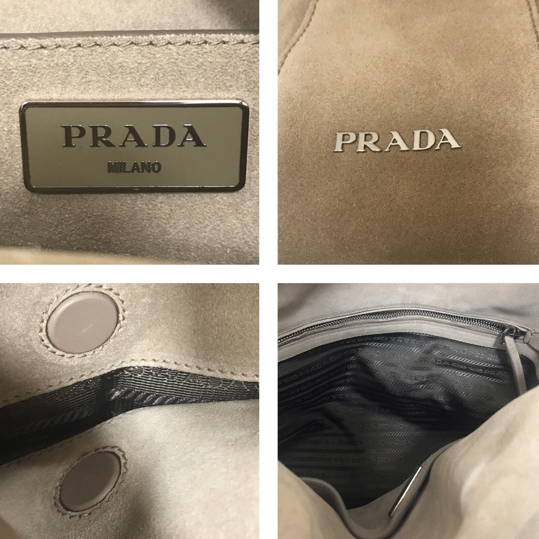 PRADA(プラダ)の【PRADA】プラダ　ショルダーバッグ　スウェード　素材 メンズのバッグ(ショルダーバッグ)の商品写真