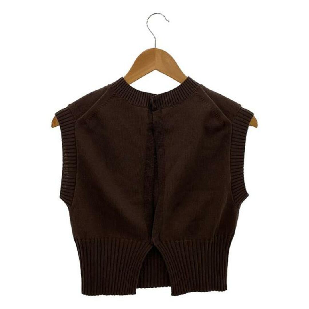 スペシャルSET価格 【美品】 AURALEE / オーラリー | 2022SS | COTTON DRY KNIT VEST ドライ ニットベスト | 1 | ブラウン | レディース