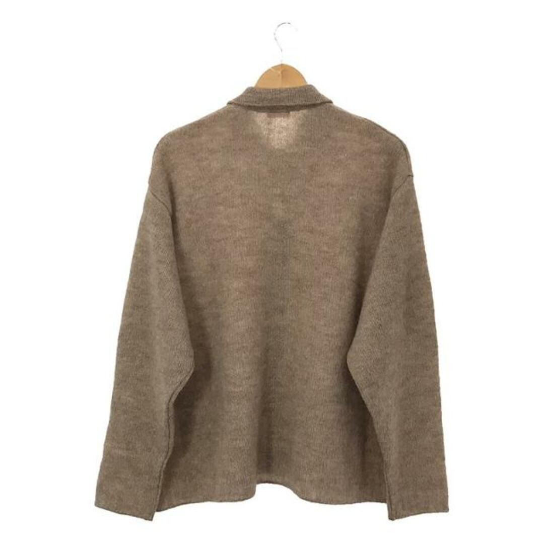 【新品】  Blanc YM / ブランワイエム | 2023AW | Kid Mohair Knit Shirt モヘヤニットシャツ | S | Beige | メンズ メンズのトップス(ニット/セーター)の商品写真