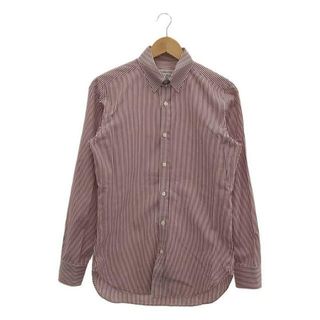 【美品】  Brilla per il gusto / ブリッラペルイルグスト | THOMAS MASON / ストライプ タブカラーシャツ | 15.5/39 | レッド/ホワイト | メンズ(Tシャツ/カットソー(七分/長袖))