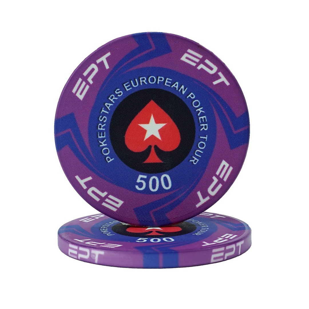 EPT ポーカーチップ $500-25枚  エンタメ/ホビーのテーブルゲーム/ホビー(トランプ/UNO)の商品写真