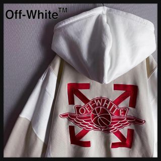 OFF-WHITE - off-white CARAVAGGIOパーカーM オフホワイト 確実正規品