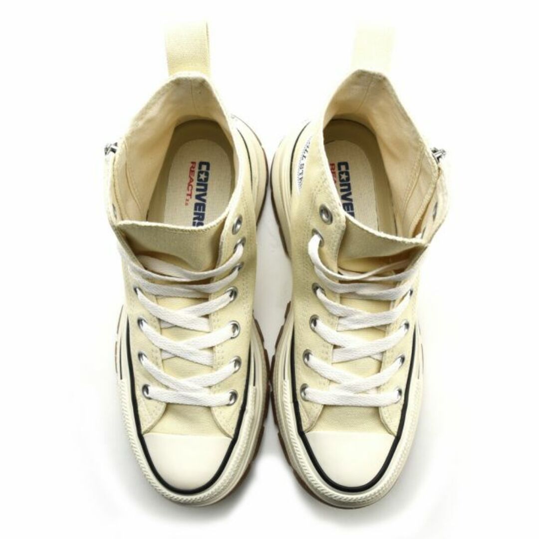 CONVERSE(コンバース)の【BUTTER WHITE】コンバース CONVERSE (R) トレックウエーブ Z HI レディース ハイカット 厚底 ジッパー バターホワイト 白 ALL STAR (R) TREKWAVE Z HI【送料無料】 レディースの靴/シューズ(スニーカー)の商品写真