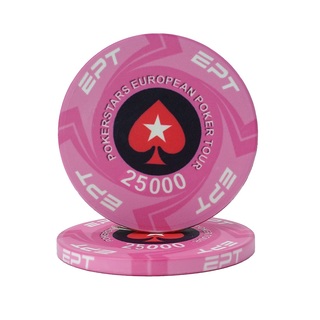 EPT ポーカーチップ $25000-25枚 (トランプ/UNO)