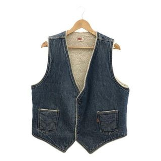 リーバイス(Levi's)のLevi's / リーバイス | 70s ヴィンテージ 60605-0217 オレンジタブ デニム ボアベスト | XL | インディゴ | メンズ(ベスト)