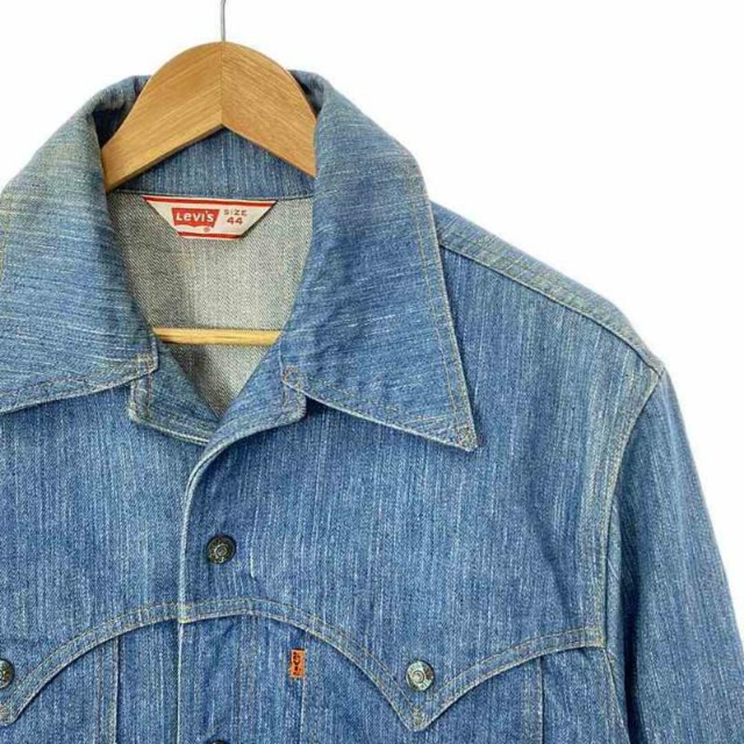 Levi's(リーバイス)のLevi's / リーバイス | 70s ヴィンテージ 70509-2913 オレンジタブ ウエスタンヨーク デニムジャケット | 44 | インディゴ | メンズ メンズのジャケット/アウター(その他)の商品写真