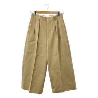 サイベーシックス(SCYE BASICS)の【美品】  scye basics / サイベーシックス | サンホアキンチノ 2プリーツ ワイド クロップドパンツ | 38 | ベージュ | レディース(その他)