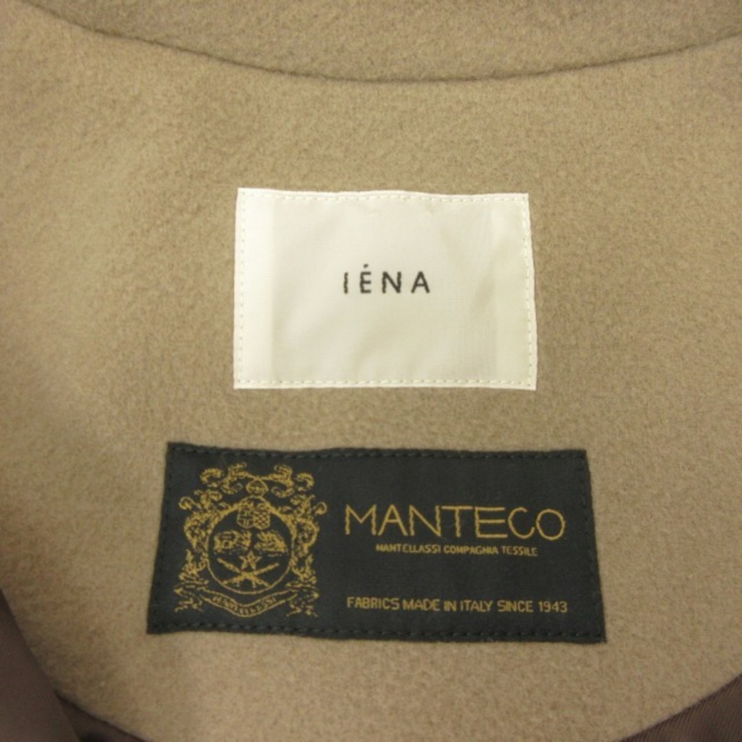 IENA(イエナ)のイエナ ×マンテコ 19AW ノーカラーコート ジャケット 36 IBO47 レディースのジャケット/アウター(その他)の商品写真