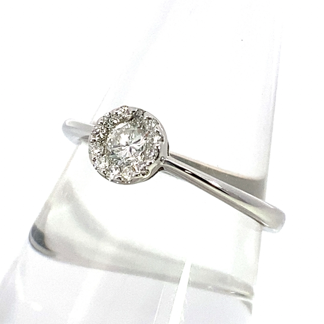 【JB-2733】Pt900 天然ダイヤモンド リング レディースのアクセサリー(リング(指輪))の商品写真