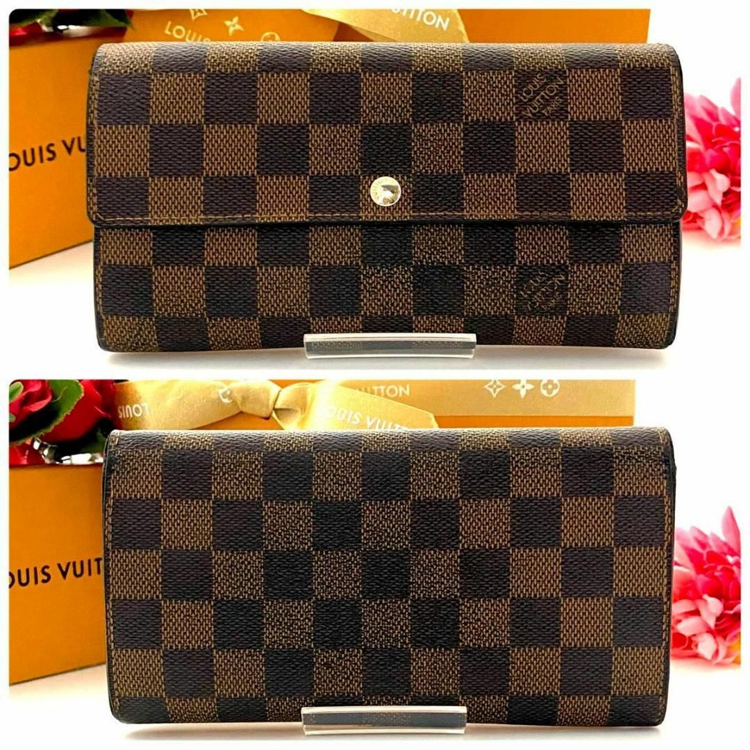 LOUIS VUITTON(ルイヴィトン)の✨新品仕様✨ルイ ヴィトン ポルトフォイユ サラ ダミエ サラ レディースのファッション小物(財布)の商品写真