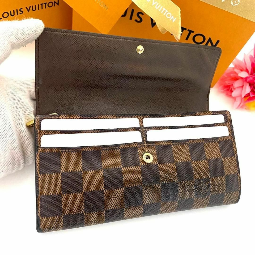 LOUIS VUITTON(ルイヴィトン)の✨新品仕様✨ルイ ヴィトン ポルトフォイユ サラ ダミエ サラ レディースのファッション小物(財布)の商品写真