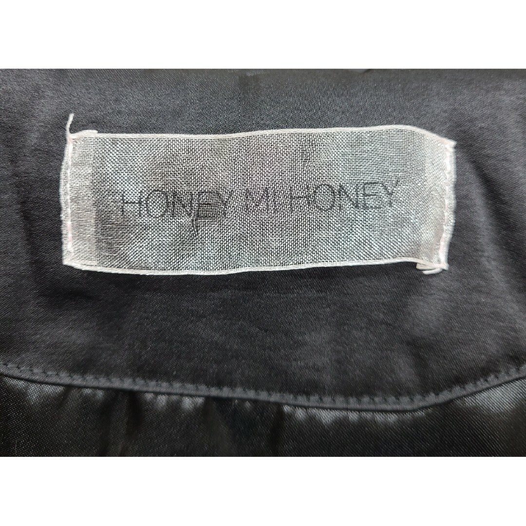 美品 Honey mi Honey シャーリング袖ショートジャケット表地