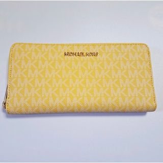 マイケルコース(Michael Kors)のマイケルコース MICHEAL KORS 長財布 イエロー(財布)