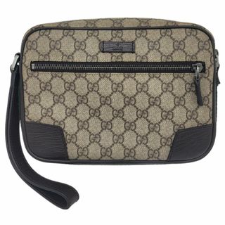 グッチ(Gucci)のGUCCI　グッチ　シェリー　セカンドバッグ　クラッチ　PVC　ベージュ/ブラウン　152599　レディース　メンズ(クラッチバッグ)