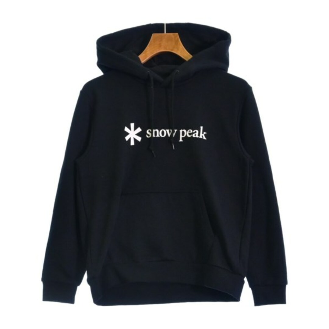 Snow Peak(スノーピーク)のsnow peak スノーピーク パーカー 1(S位) 黒 【古着】【中古】 レディースのトップス(パーカー)の商品写真