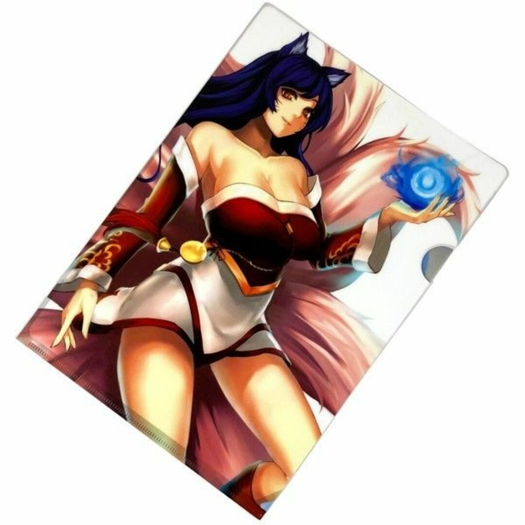 忍者屋敷 やしちぃ Ahri ＆ Miss Fortune A4 クリアファイル エンタメ/ホビーのアニメグッズ(クリアファイル)の商品写真