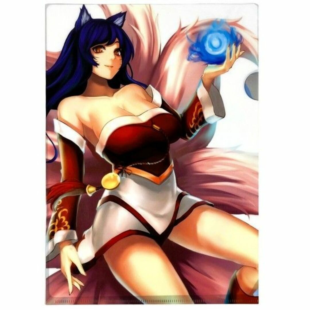 忍者屋敷 やしちぃ Ahri ＆ Miss Fortune A4 クリアファイル エンタメ/ホビーのアニメグッズ(クリアファイル)の商品写真