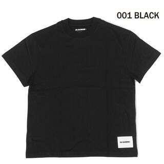 ジルサンダー(Jil Sander)のレディース ロゴ半袖Tシャツ 1枚単品,BLACK,L(Tシャツ(半袖/袖なし))