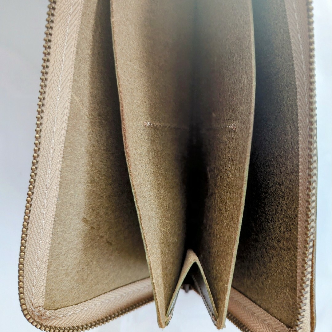 栃木レザー(トチギレザー)の本革L字ファスナー 薄型長財布 レディースのファッション小物(財布)の商品写真