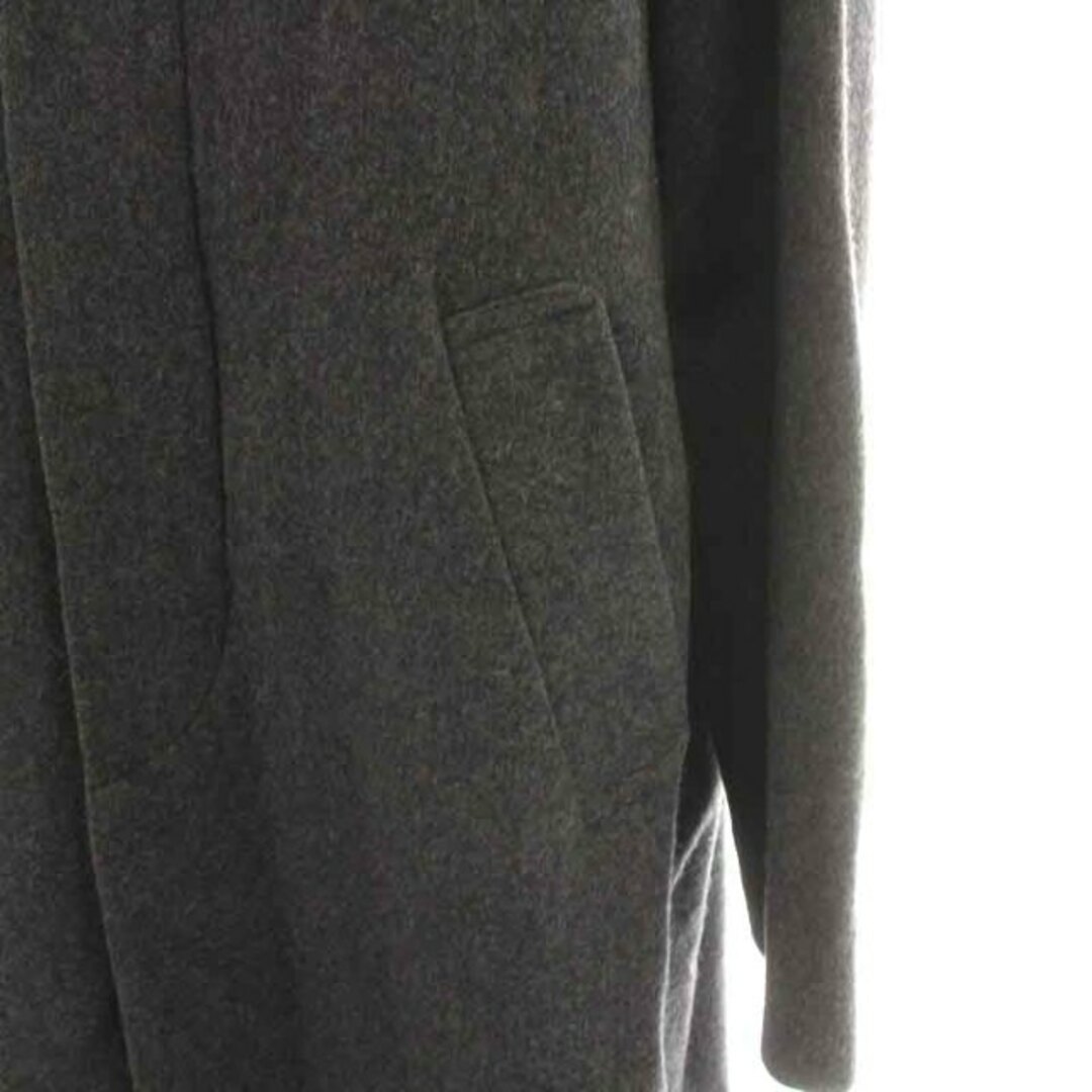 YAECA(ヤエカ)のヤエカ YAECA ステンカラーコート ロング シングル ウール S グレー レディースのジャケット/アウター(その他)の商品写真